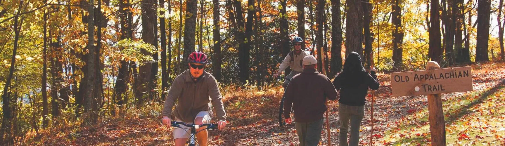 Primland Mountain Biking on the old Appalachian Trail